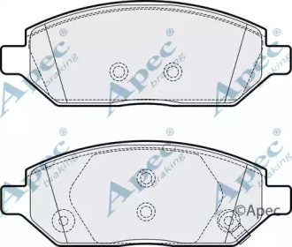 APEC BRAKING pad2098 -  Комплект тормозных колодок, дисковый тормоз